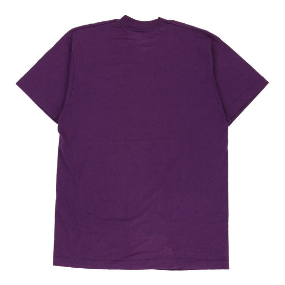 Screen Stars T-Shirt - Large Purple Cotton Blend t-shirt Screen Stars   
