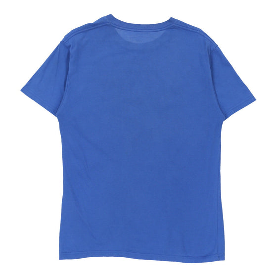 Vans Spellout T-Shirt - Small Blue Cotton t-shirt Vans   
