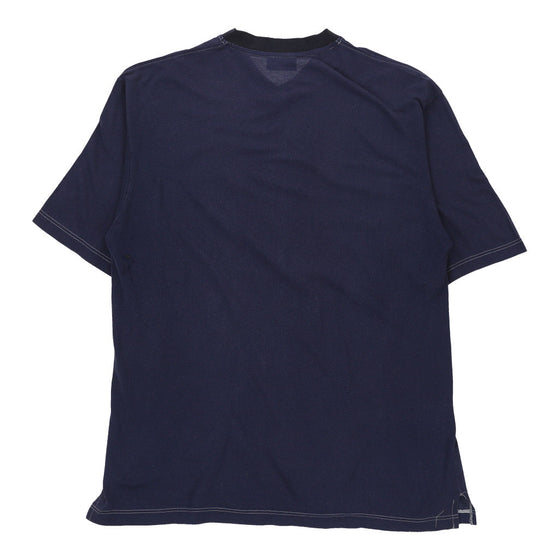 Sergio Tacchini V-Neck T-Shirt - XL Navy Cotton t-shirt Sergio Tacchini   