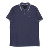Champion Polo Shirt - Large Blue Cotton polo shirt Champion   