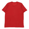 Adidas Spellout T-Shirt - Large Red Cotton t-shirt Adidas   
