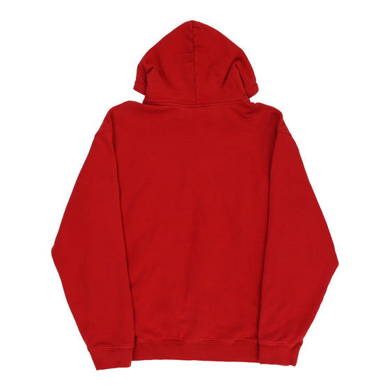 York Lions Adidas Hoodie - Large Red Cotton Blend hoodie Adidas   