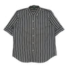 Ralph Lauren Striped Short Sleeve Shirt - Large Black Cotton short sleeve shirt Ralph Lauren   