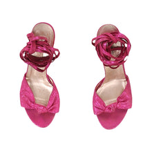  Ungaro Fuchsia Heels - UK 4 Pink Leather heels Ungaro Fuchsia   