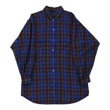  Vintage Pendleton Check Shirt - Medium Blue Cotton check shirt Pendleton   