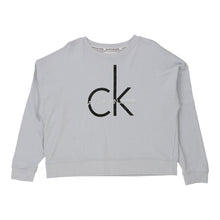  Calvin Klein Cropped Sweatshirt - XL Grey Cotton Blend sweatshirt Calvin Klein   