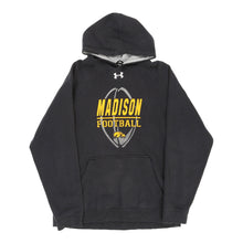  Madison Football Under Armour Hoodie - Medium Black Cotton Blend hoodie Under Armour   