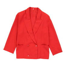  Vintage Unbranded Blazer - XL Red Cotton blazer Unbranded   