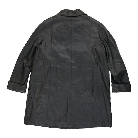 Vintage Unbranded Leather Jacket - 2XL Black Leather leather jacket Unbranded   