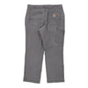 Carhartt Trousers - 35W 27L Grey Cotton trousers Carhartt   