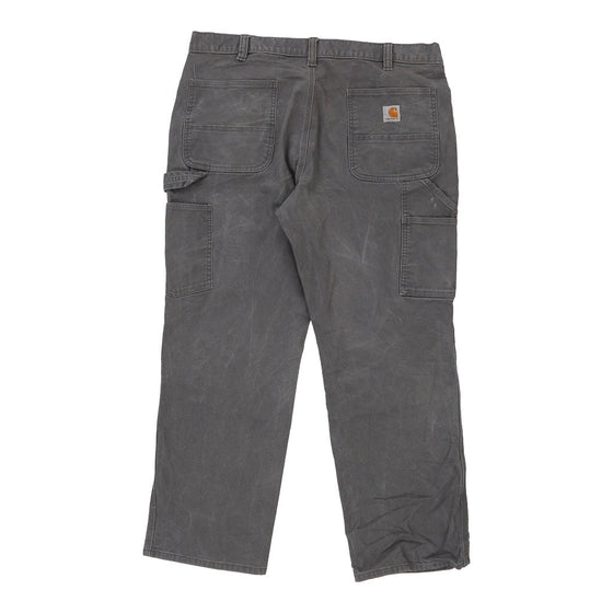 Lightly Worn Carhartt Carpenter Trousers - 37W 28L Grey Cotton carpenter trousers Carhartt   