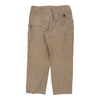 Lightly Worn Carhartt Carpenter Trousers - 37W 30L Beige Cotton carpenter trousers Carhartt   