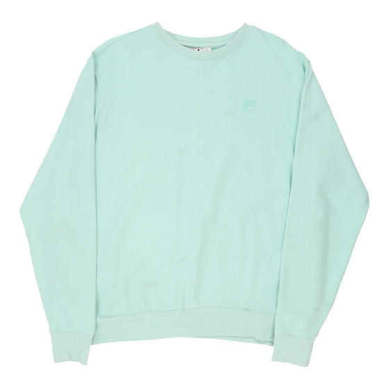 Vintage Fila Sweatshirt - XL Green Cotton sweatshirt Fila   