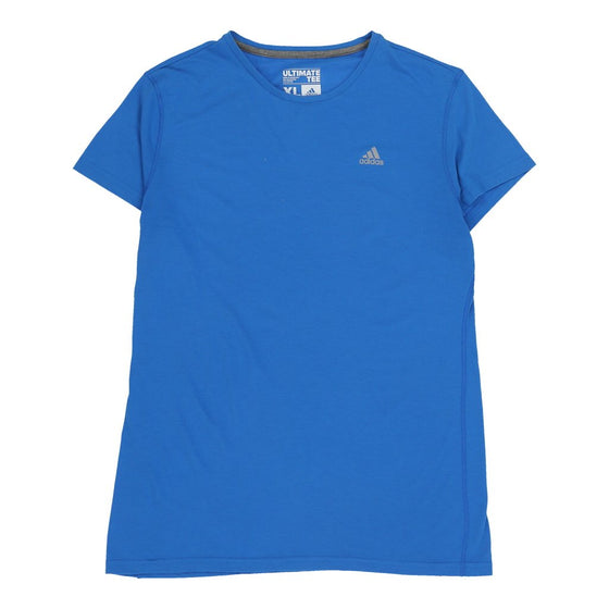 Vintage Adidas T-Shirt - XL Blue Cotton t-shirt Adidas   