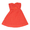 Vintage Kiabi Strapless Dress - XS Orange Cotton strapless dress Kiabi   