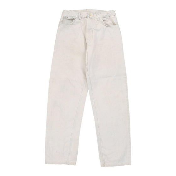 Vintage Valentino Jeans - 32W UK 12 White Cotton jeans Valentino   