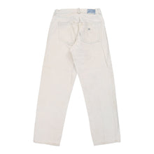  Vintage Valentino Jeans - 32W UK 12 White Cotton jeans Valentino   