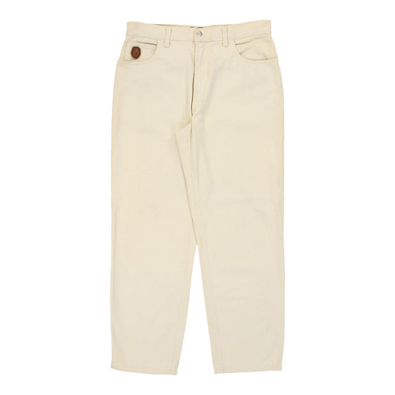 Vintage Trussardi Jeans - 36W UK 18 Neutral Cotton jeans Trussardi   
