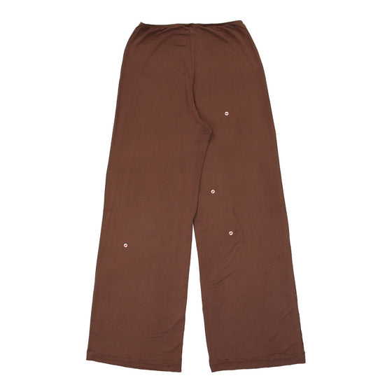 Vintage Fendi Trousers - Large Brown Polyester trousers Fendi   