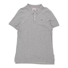  Vintage Tommy Jeans Polo Shirt - 2XL Grey Cotton polo shirt Tommy Jeans   