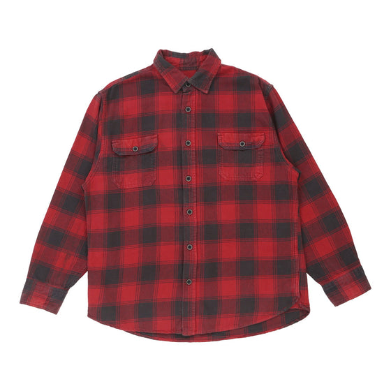 Vintage Jachs Flannel Shirt - Large Red Cotton flannel shirt Jachs   