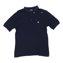  Vintage Benetton Polo Shirt - Small Blue Cotton polo shirt Benetton   