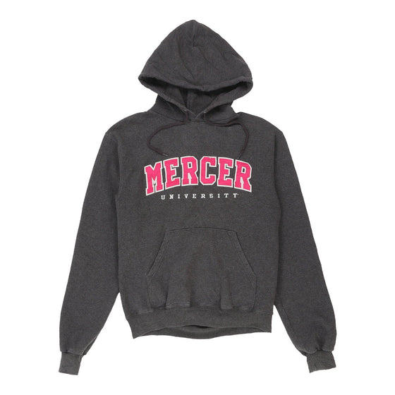 Vintage Mercer University Champion Hoodie - Small Grey Cotton hoodie Champion   