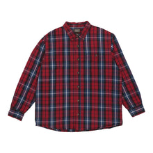  Vintage Schmidt Check Shirt - XL Red Cotton check shirt Schmidt   