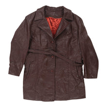  Vintage Unbranded Leather Jacket - XL Brown Leather leather jacket Unbranded   