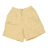 Vintage White Stag Shorts - 26W UK 8 Yellow Cotton shorts White Stag   