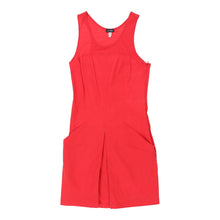  Vintage Armani Shift Dress - Medium Red Cotton shift dress Armani   