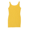 Vintage Brenda Ashe Shift Dress - Medium Yellow Cotton shift dress Brenda Ashe   