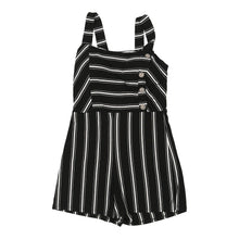  Vintage Unbranded Playsuit - Small Black & White Polyester playsuit Unbranded   