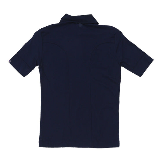 Vintage Kilt Polo Shirt - Small Blue Cotton polo shirt Kilt   