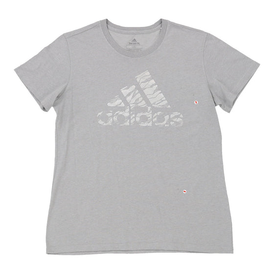 Vintage Adidas T-Shirt - Large Grey Cotton t-shirt Adidas   