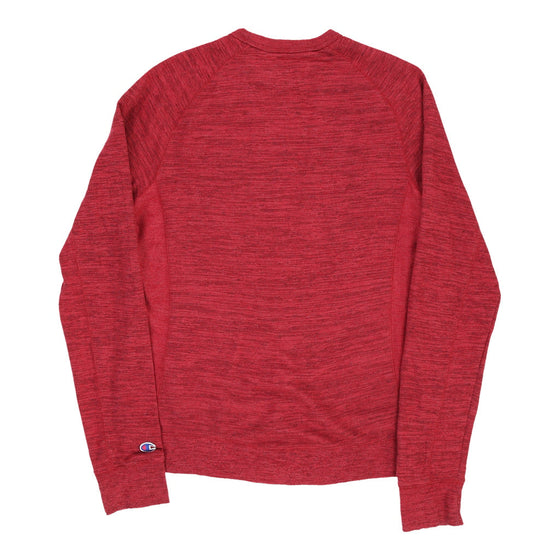 Vintage Champion Sweatshirt - Medium Red Cotton sweatshirt Champion   