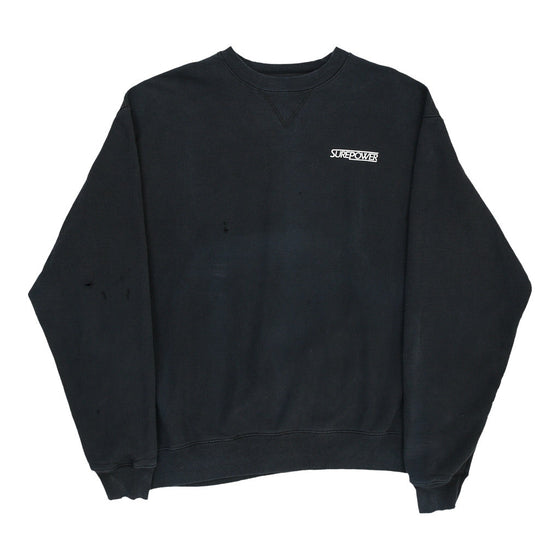 Vintage Sure Power Champion Sweatshirt - XL Black Cotton sweatshirt Champion   