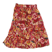  Vintage Bocabay Skirt - Small UK 8 Red Cotton skirt Bocabay   