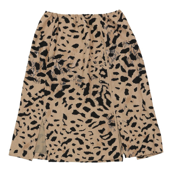 Vintage Unbranded Skirt - XS UK 6 Brown Cotton skirt Unbranded   