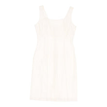  Vintage Dress - Medium White Cotton dress Thrifted.com   