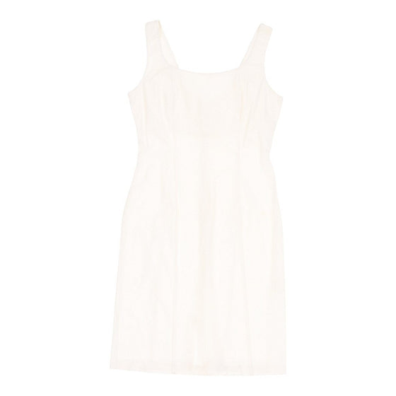 Vintage Dress - Medium White Cotton dress Thrifted.com   