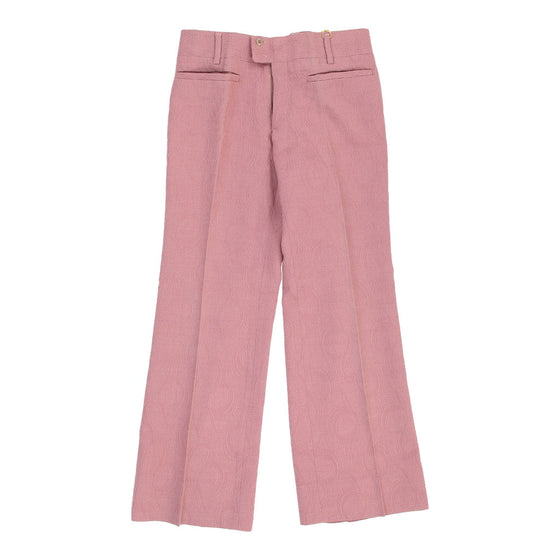 Vintage Unbranded Trousers - 32W UK 12 Pink Cotton trousers Unbranded   