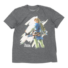  Pre-Loved The Legend of Zelda Unbranded T-Shirt - Small Grey Cotton t-shirt Unbranded   