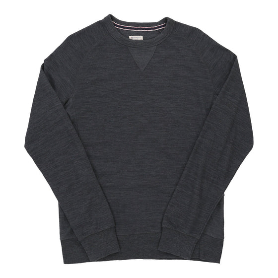 Vintage Champion Sweatshirt - Small Grey Cotton sweatshirt Champion   