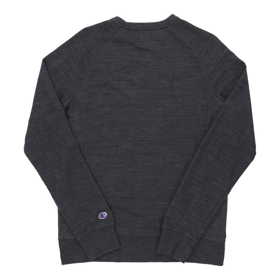 Vintage Champion Sweatshirt - Small Grey Cotton sweatshirt Champion   
