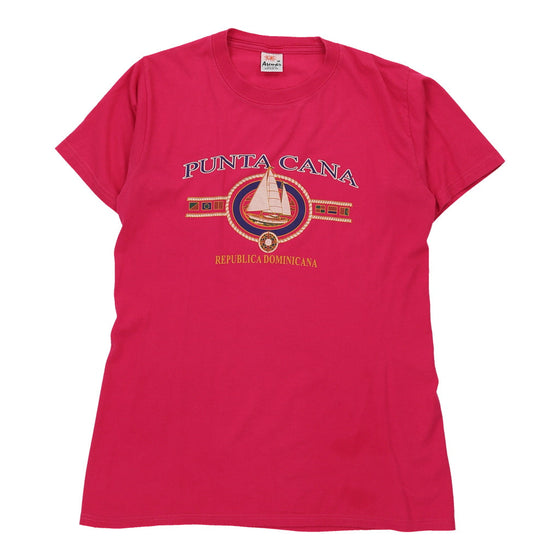 Vintage Punta Cana Republica Dominicana Unbranded T-Shirt - Medium Pink Cotton t-shirt Unbranded   