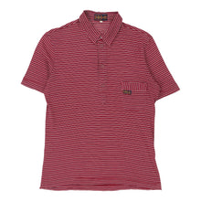  Vintage Summer Polo Shirt - Medium Red Cotton polo shirt Summer   
