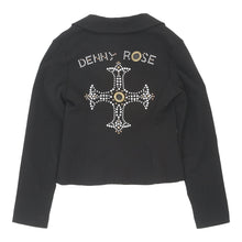  Vintage Denny Rose Jacket - Small Black Polyester jacket Denny Rose   