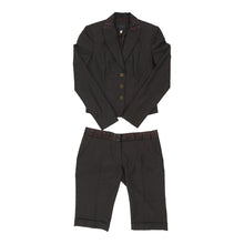 Vintage Richmond Full Suit - Medium Black Wool full suit Richmond   