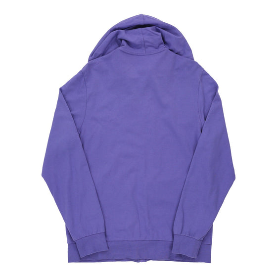 Vintage Lotto Hoodie - XL Purple Cotton hoodie Lotto   